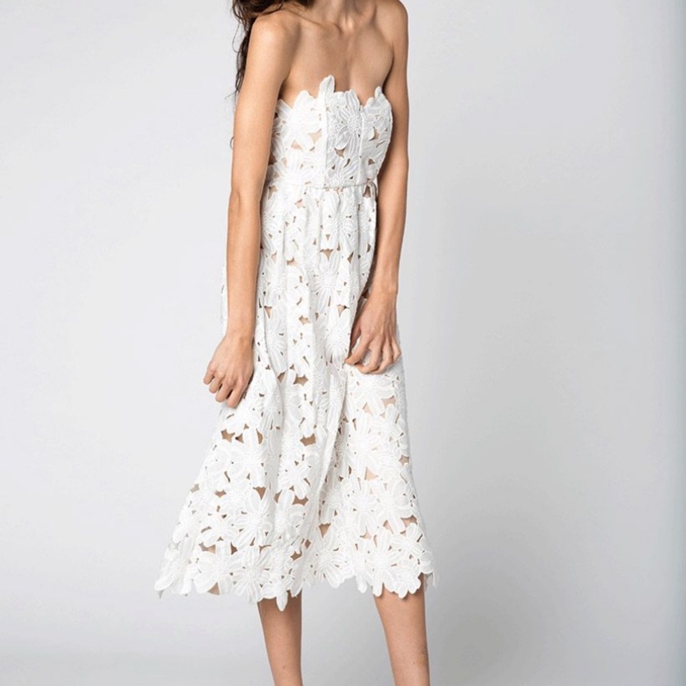 White Stone Cold Fox dress